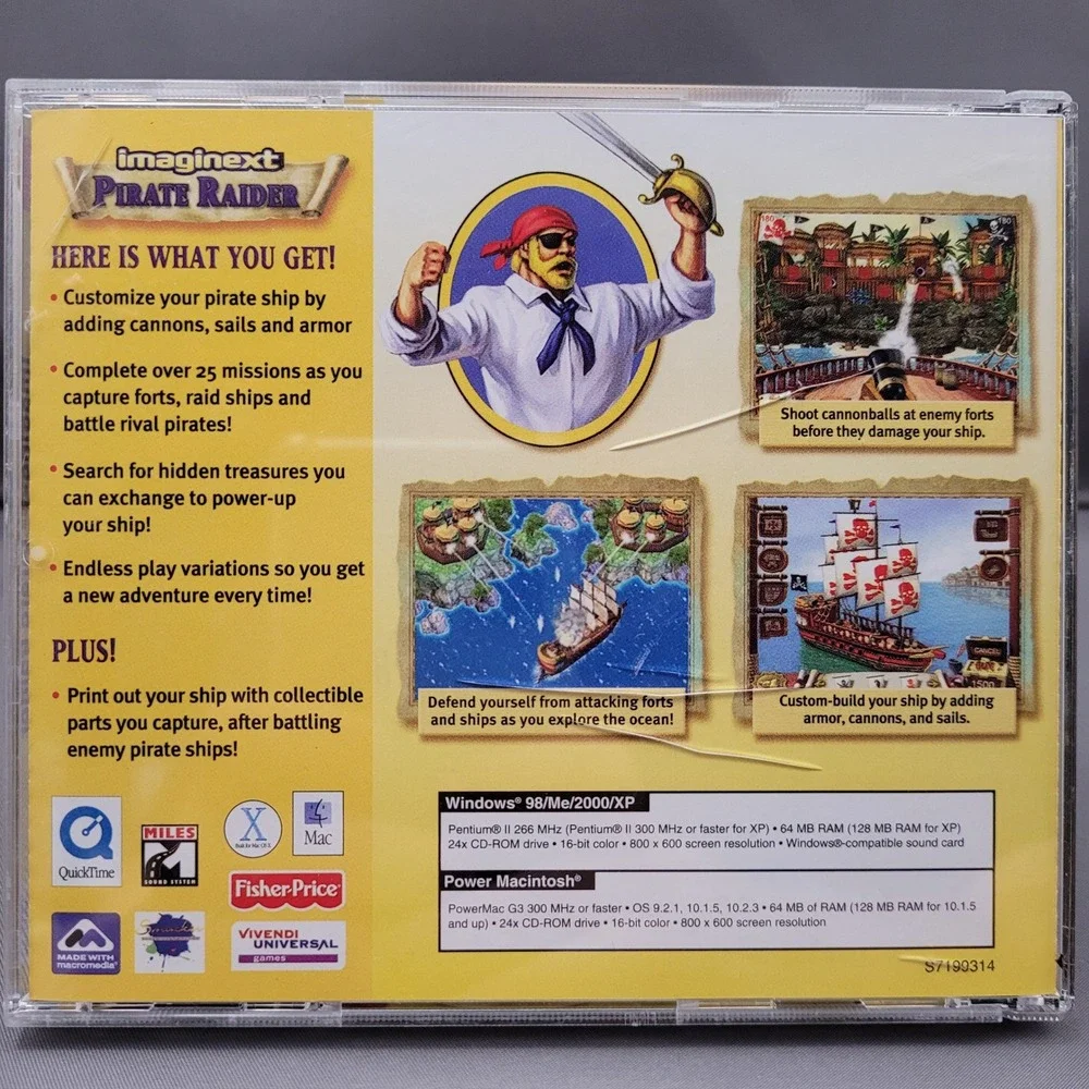 Imaginext Pirate Raider by Fisher-Price (PC/Mac CD-ROM, 2003)